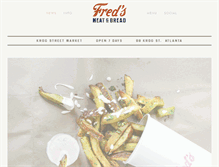 Tablet Screenshot of fredsmeatandbread.com